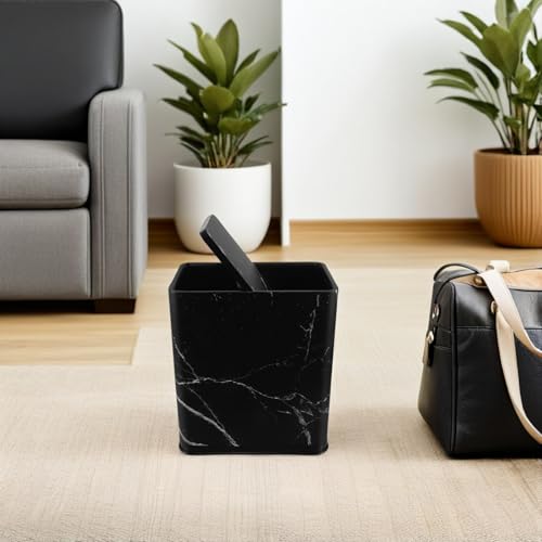 Poubelle cuisine étroite noire 20l rectangle DOITOOL - 7