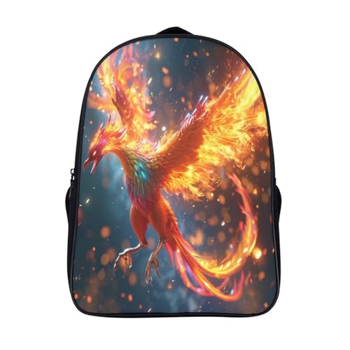 Sac à dos pour enfants Flame Pterosaur grand format pour fille et adolescente