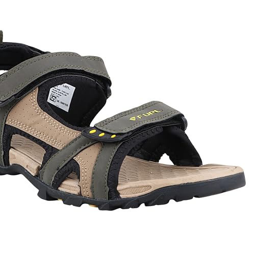 Image of FUEL Punch-02 Lightweight & Anti-Skid Rubber Sole Casual Sandals & Floaters for Mens & Boys for Outdoor