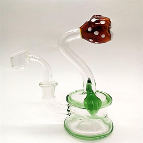 Dalong Glass Bong Joint 14.5mm Height 17cm Cheap Bongs Man-eater Flower Design