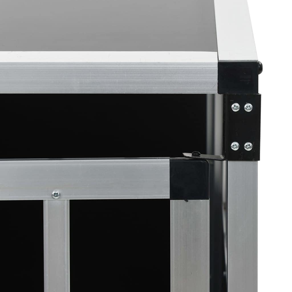 INLIFE Hundetransportbox mit Einzeltür 54 x 69 x 50 cm,9,65 KG,170666
