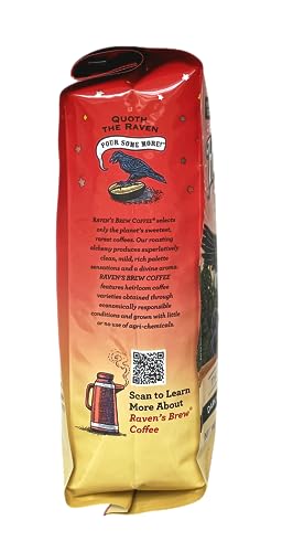Raven’s Brew Coffee Gourmet Dark Roast Molido 12oz miniatura 6