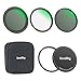 SmallRig 5-in-1 Magnetic 67mm Lens Filter Kit: VND + CPL + Black Mist 1/4 + Threaded Adapter Ring + Magnetic Lens Cover + Storage Bag + Cleaning Cloth, Magnetic Filter Set for Phone Camera Lens - 4726