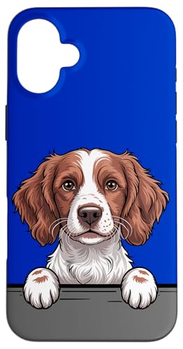 Welsh Springer Spaniel ���킢�� �`���� �E�F���V�[ ���D�� �X�}�z�P�[�X iPhone 16 Plus �p