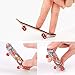 HEHALL Finger Skateboards Finger Boards for Kids Finger Toys Pack Finger Skater 12pcs Creative Fingertips Movement