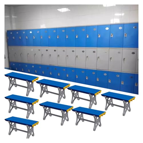 Banc pliable en plastique ABS étanche pour douche et vestiaire de piscine