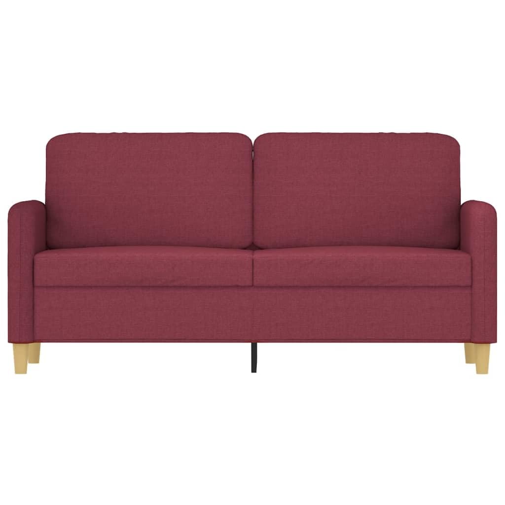Canapé 2 places Bordeaux 140 cm Largeur d'assise Canapé rembourré