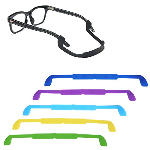 12 Pack Glasses Strap Eyewear Retainer Eyeglass Cord Holder Antislip for 12 Colors