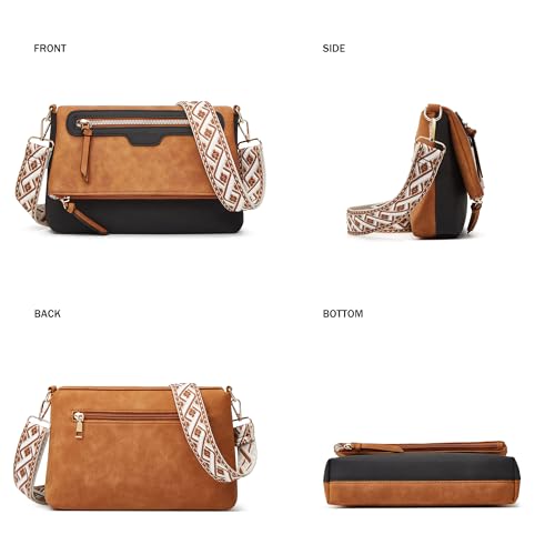 Image of Crossbody Purse for Women Small Crossbody Bags Trendy Vegan Leather with Adjustable Shoulder Straps Gift for Mother Wife Mom
