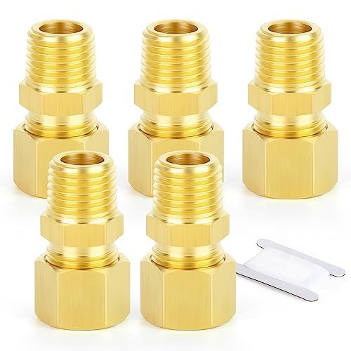 Raccord compression laiton 10mm anti fuite raccordement tuyau facile