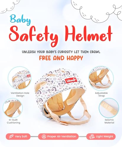 Image of Baby Safety Products Combo | LILTOES Baby Head Protector + Edge Guard for Safety of Kids 6M to 3 Years | Baby Safety Helmet with Corner Guard Protection (Unicorn+Corner)