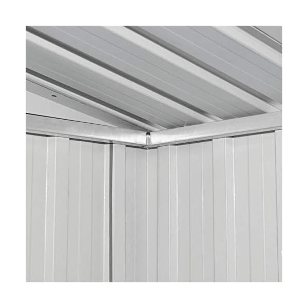 Leepesx Geräteschuppen, Gerätehaus, Gartenhütte, Fahrradgarage, Gartenschuppen, Gartenhã¤User & Aufbewahrung, Braun… – Bild 3
