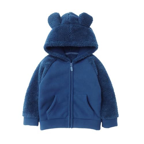 Sweat à capuche bébé contre le froid de l'hiver en polaire douce