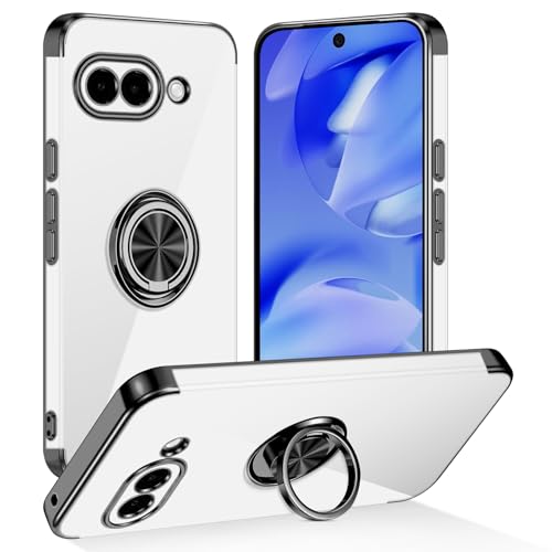 Coque Google Pixel 9A béquille intégrée et bumper TPU souple anti-jaunissement