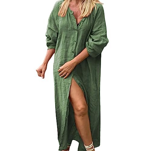 Robe Ample Courte en V à bretelles fines et poches pour un look d'été fluide