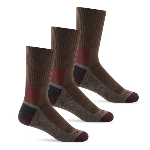 Image of WANDER Merino Wool Crew Socks 3 Pairs Lightweight Cushion Boot Sock