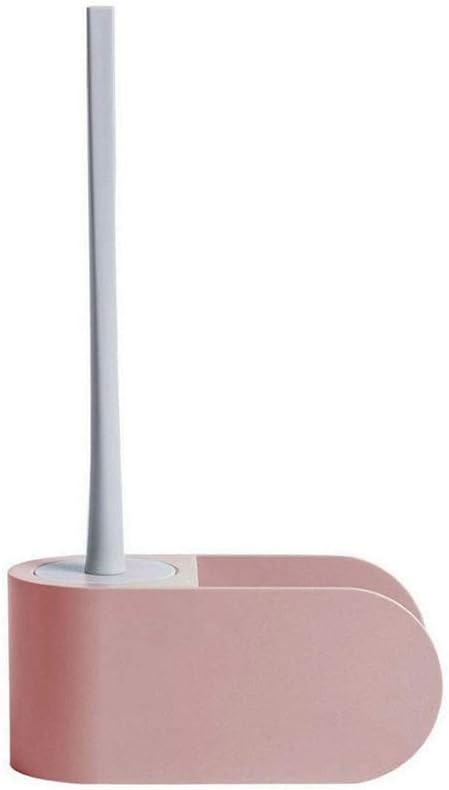 Toilet Brush Holder-Small Wall-Mounted Soft Design with for Bathroom