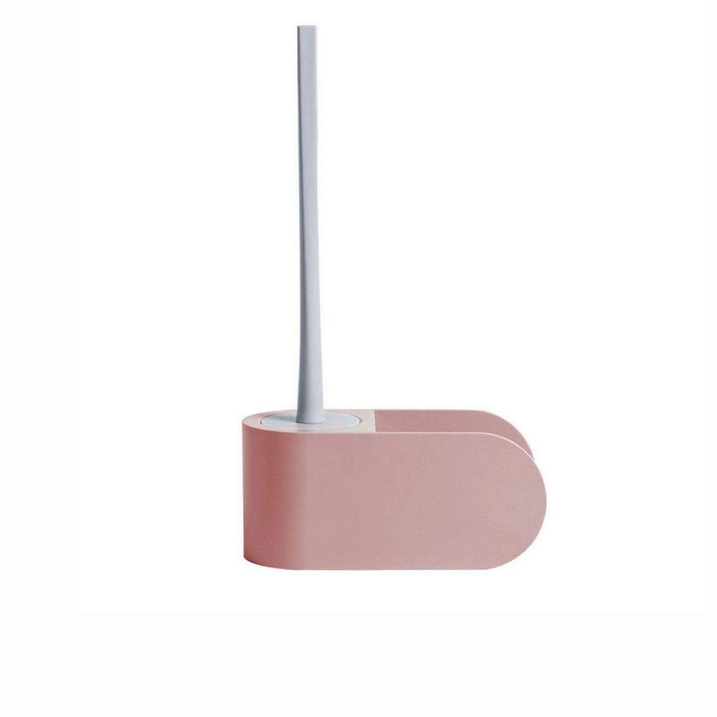 Brosse pour toilettes rose au design élégant et finitions haut de gamme