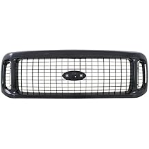 Compatible with 01-04 Excursion Front Grill Grille Assembly Black Shell & Dark Gray Insert