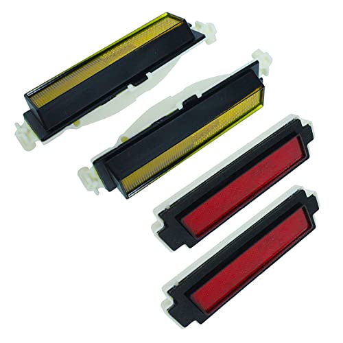 Laformo Chevy Monte Carlo Front & Rear Side Marker Lamp Light Lens Assemblies For 1981-1988 Chevy Monte Carlo Pair #TOP5