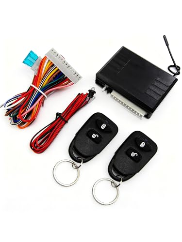 Système d'entrée sans clé universel M616-8114 pour voiture 12V avec deux télécommandes