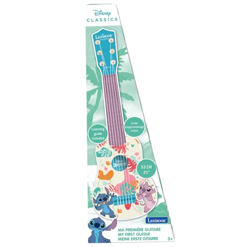 Miniatura 7 de Lexibook, Disney Stitch, Mi Primera Guitarra Para Niños, 6 Cuerdas De Nylon, 53 Cm, Guía Incluida, Azul, K200d