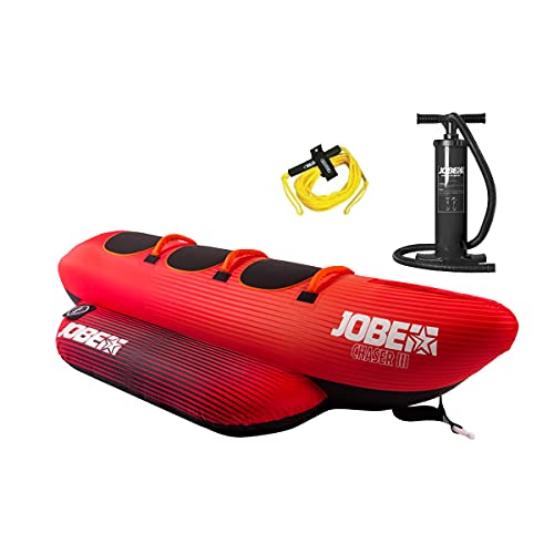 Jobe Chaser 3 personas Plátano FUN Tube Package, Tube+Leine+Pumpe