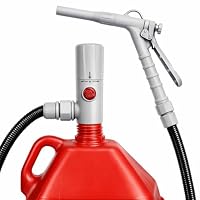 MAXVINI Elektrische Transferpumpe, 3.2GPM Batteriebetriebene Flüssigkeitstransferpumpe, Elektrisch Kraftstoff Umfüllpumpe Siphon Benzin Pumpe Tragbare Automatische Absaugung Pumpe für Benzin,Diesel,Öl