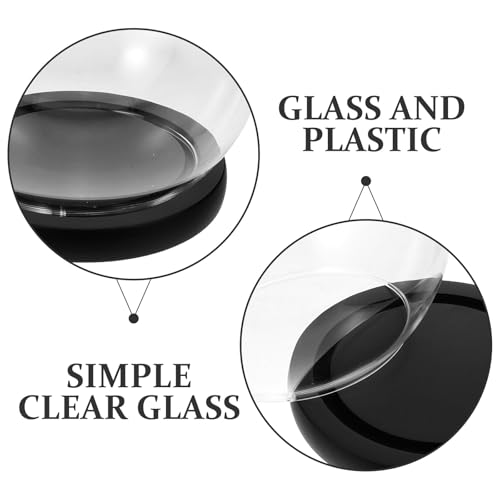 Urna de cristal para decoración de escritorios y suculentas 4