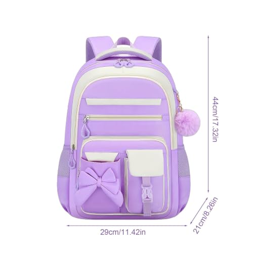 Mochila para niñas antirrobo con compartimentos amplios para libros escolares 5