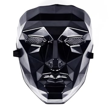 Game Maschera squid Boss + 1 biglietto da gioco per Halloween, carnevale e carnevale come costume per uomo e donna