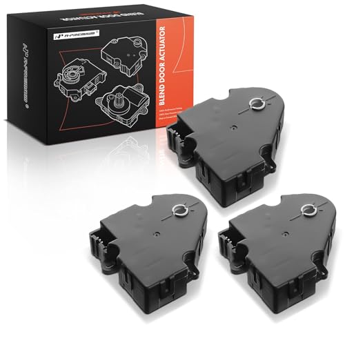 A-Premium HVAC Heater Blend Door Actuator Compatible with Buick Enclave 2008-2012 & Chevrolet Traverse 2009-2012 & GMC Acadia 2007-2012 & Saturn Outlook 2007-2010, Main, 3-PC Set