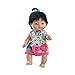 Paola Reina- Ropa MUÑECA PAOLITA Flora ASIÁTICA 21 CM, Multicolor (50663)