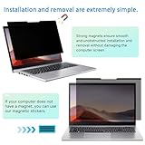 SumNeol Magnetic Laptop Privacy Screen Protector 16 Inch 16:10 Aspect Ratio,Anti Spy Blue Light Glare, Removable Laptop Privacy Shield for HP/Dell/Acer/Lenovo/ThinkPad/Asus - Image 8