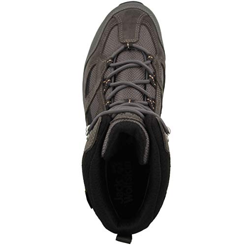 Jack Wolfskin Women's Vojo 3 Texapore Mid Hiking Shoe Boot, Tarmac Grey/Pink, 8.5 #TOP1