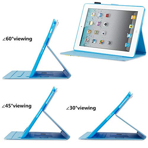 Ipad Case, Ipad 2/3/4 Case, Dteck Multiple Viewing Angles Folio Stand Smart Ipad Case With Auto Sleep/Wake Protective Cover Case For Ipad 4Th Generation,Ipad 3 & Ipad 2 - Never Stop #TOP7