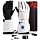Auxemu Heated Gloves for Men Women, 7.4V Fast Heating 8H Warmth Heated Gloves with Visual Button Touchscreen/Reflective Strip