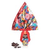 Venchi - Uovo di Cioccolato Extra Fondente 70%, 220 Gr, Collezione Pasqua Venchi Teresa Rego, Senza Glutine, Con Sorpresa, Idea Regalo