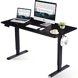 SohoTeco Electric Standing Desk,48x24 Super Stable Stand Up Desk Height Adjustable with Memory Contr