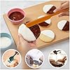 HOTEC Heat Resistant 600℉ BPA-Free Silicone Rubber Spatula Set for Baking, Cooking, and Mixing Non Stick Dishwasher Safe, Neutral Set of 5 #2