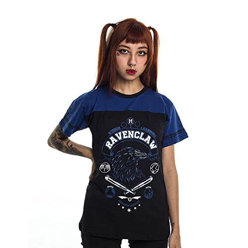 Camiseta Hp Quadribol Corvinal, Piticas, Adulto E Infantil Unissex, Preto, GG