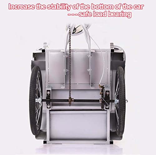 Triciclo para adultos plegable de 3 ruedas con canasto grande y asiento trasero, bicicleta de paseo de 20 pulgadas para recreo, compras y ejercicio, para hombres y mujeres, color púrpura miniatura 7
