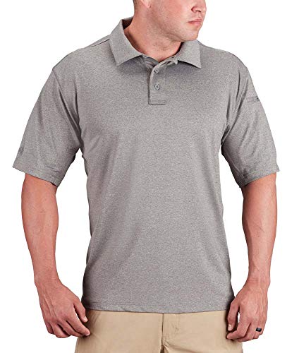 Propper Men's Edgetec Polo, Heather Grey, Small