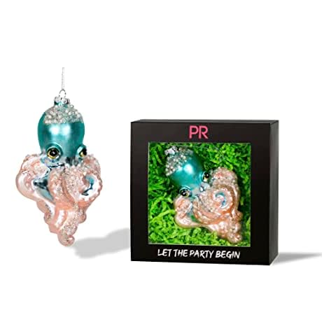 Party Rock | Octopus Glass Ornament | Animal Collection Cover