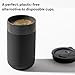 W&P Porter Ceramic Mug w/ Protective Silicone Sleeve, Mint 16 Ounces | On-the-Go | No Seal Tight | Reusable Cup for Coffee or Tea | Portable | Dishwasher Safe