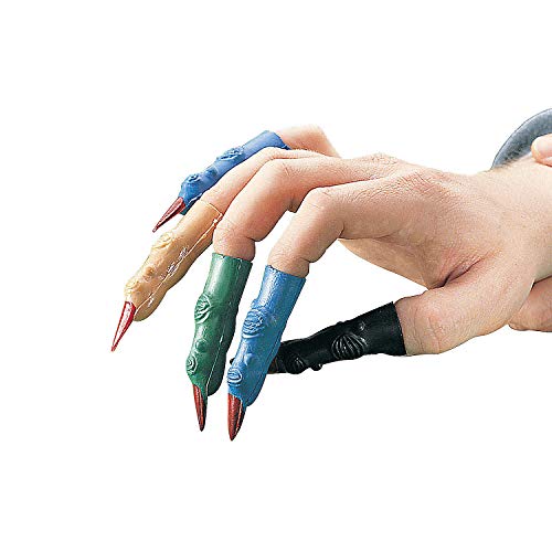 12 ~ Martian Witch Fingers ~ Assorted Colors ~ Vinyl ~ Apprx 3