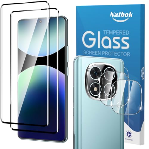 Natbok 2+2 Piezas 3D Protector de Pantalla para Xiaomi Redmi
