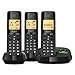 Produktbild Gigaset Pure 320A Trio - Schnurloses DECT-Telefon mit Anrufbeantworter - mit Call-Block-Taste und Freisprechfunktion - 100 Kontakten, schwarz [Kompatibel in DE, IT, FR, NL, BE, Che, AUT]