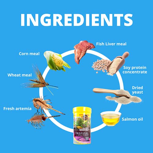 Taiyo-Pluss-Discovery-Premium-Tropical-Flakes-Fish-Food-110-G-100-G-Extra-10-FreePack-Of-1-All-Life-Stages