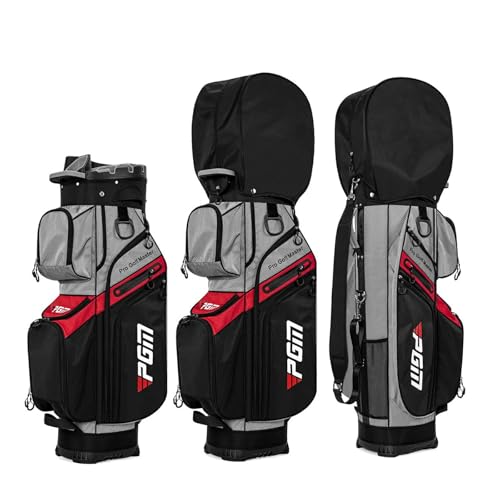 StobO LfBobO 14 St e @\[ Y fB[X X^hStobO Kp NuP[X Golf Bag LfBobO Yp/fB[Xpyʂ NVbNȃfUC(Black Red)